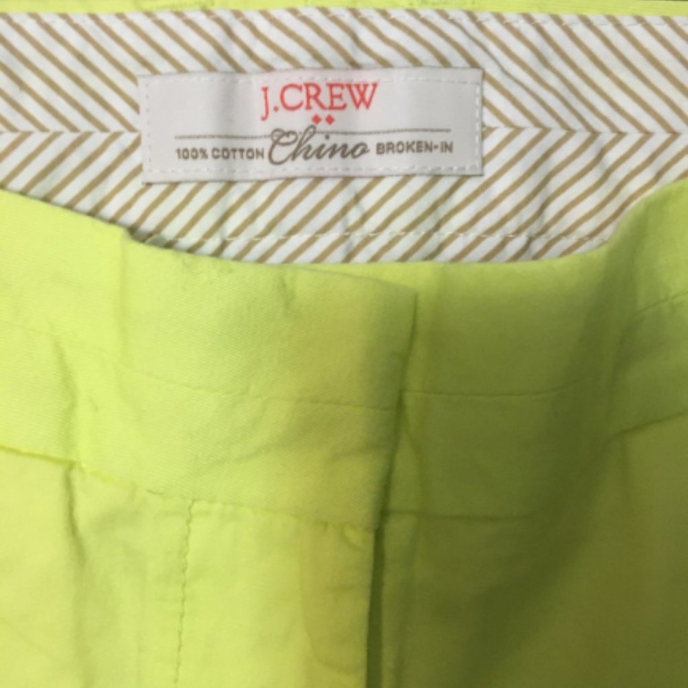 J Crew Factory Store Short Yellow - Picture 3 of 4